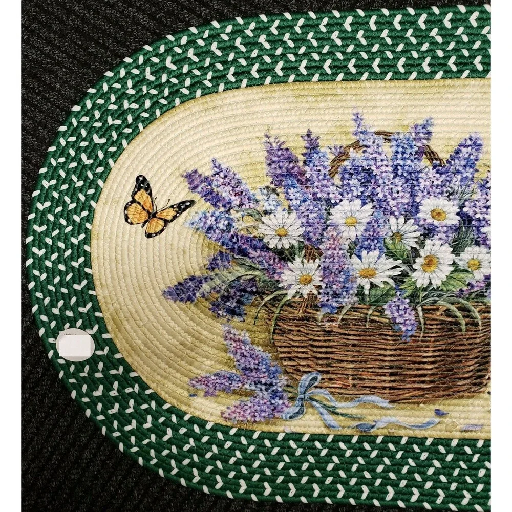 Oval Braided Kitchen Accent Rug (20